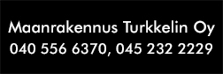 Maanrakennus Turkkelin Oy logo